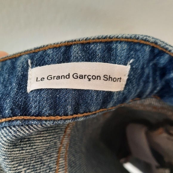 Frame Renton Le Grand Garçon High-Waisted Short 25 - Picture 5 of 8